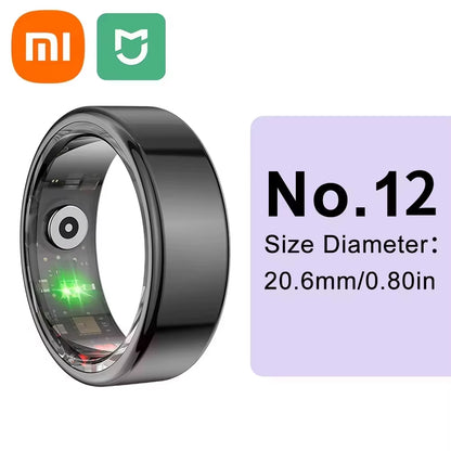 XIAOMI Smart Ring Bluetooth Health Monitoring Blood Oxygen Sleep Heart Rate Multi-Sport Modes Waterproof IP68&5ATM Men Women New