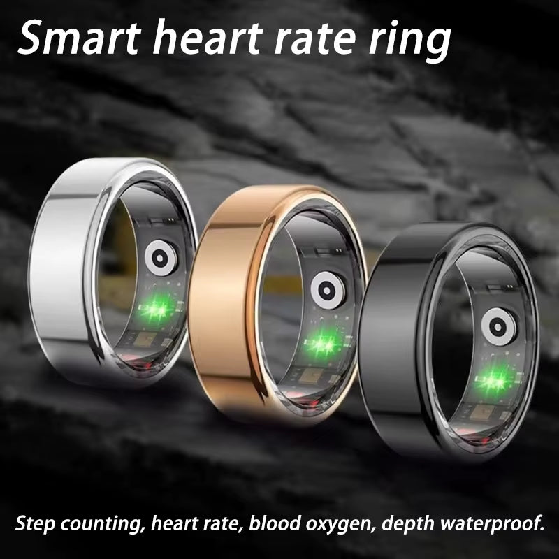 XIAOMI Smart Ring Bluetooth Health Monitoring Blood Oxygen Sleep Heart Rate Multi-Sport Modes Waterproof IP68&5ATM Men Women New