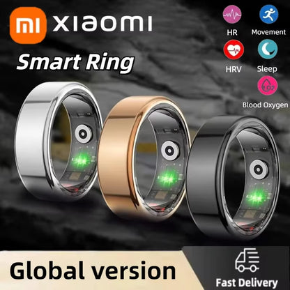 XIAOMI Smart Ring Bluetooth Health Monitoring Blood Oxygen Sleep Heart Rate Multi-Sport Modes Waterproof IP68&5ATM Men Women New