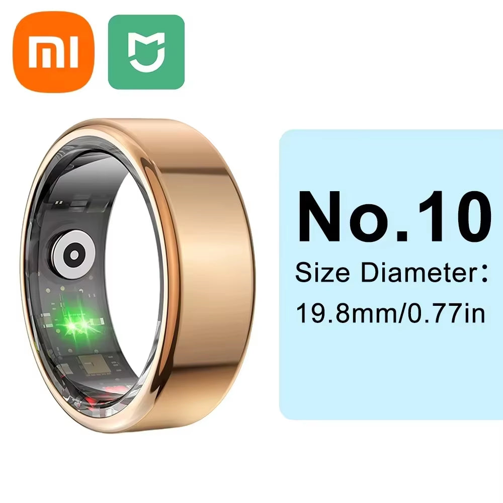 XIAOMI Smart Ring Bluetooth Health Monitoring Blood Oxygen Sleep Heart Rate Multi-Sport Modes Waterproof IP68&5ATM Men Women New